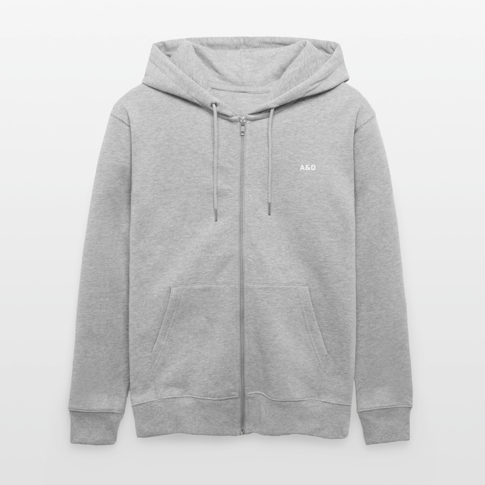 A&O Organic Hooded Jacket - heather grey
