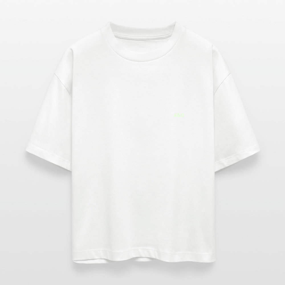 A&O Women’s Boxy Organic T-Shirt - white