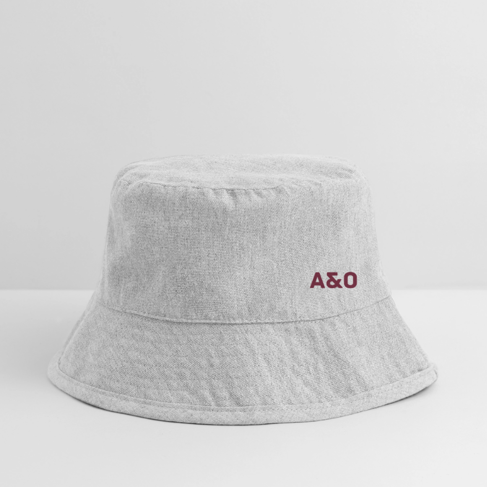 A&O Recycled Bucket Hat - heather grey