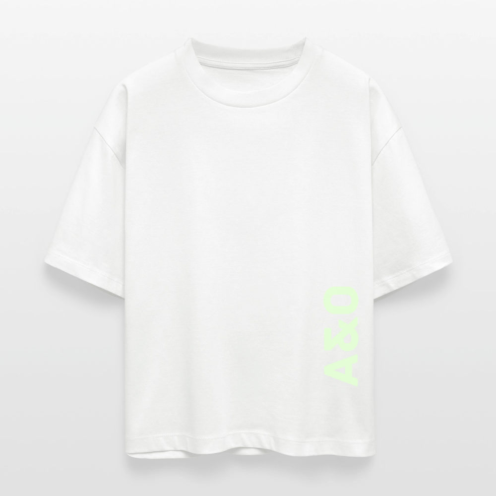 A&O Women’s Boxy Organic T-Shirt - white