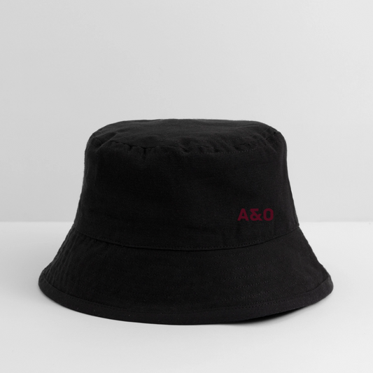 A&O Recycled Bucket Hat - black
