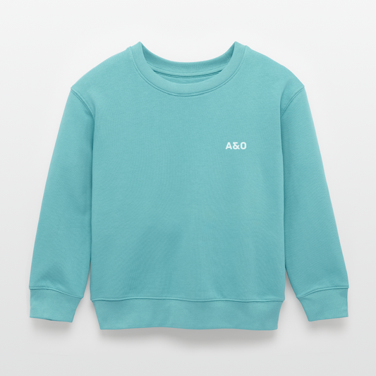 A&O Organic Kids Sweatshirt - pastel turquoise