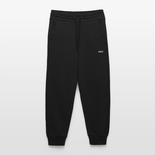 A&O Organic Relaxed Joggers - SOLID BLACK