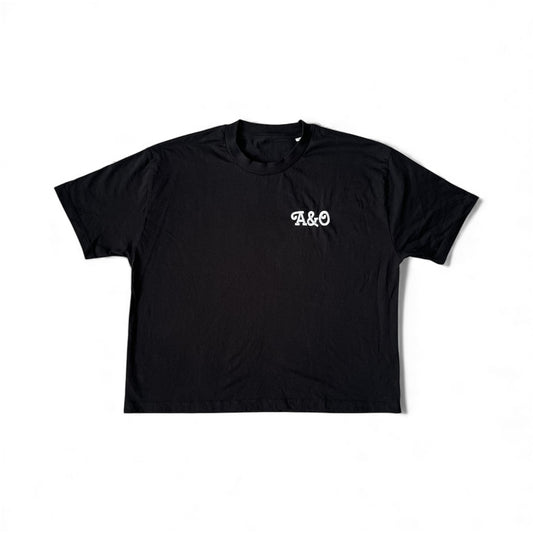 A&O Organic Dropped Shoulder T-shirt-EMB