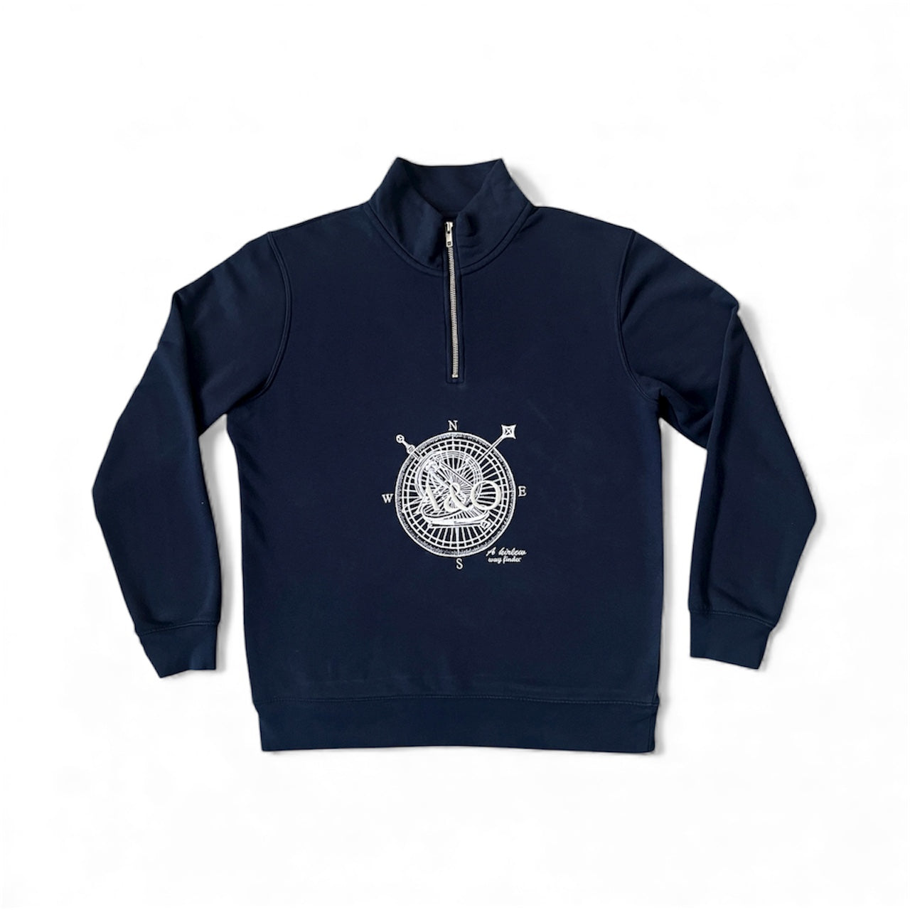 A&O Organic Half Zip Jumper-EMB