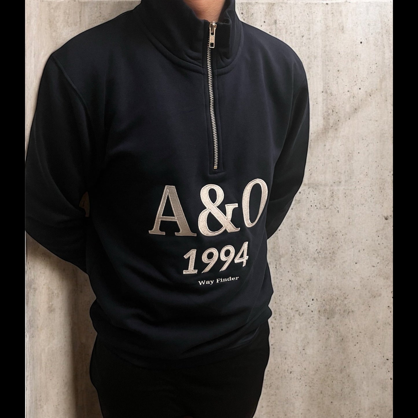 A&O Organic Half Zip Sweater